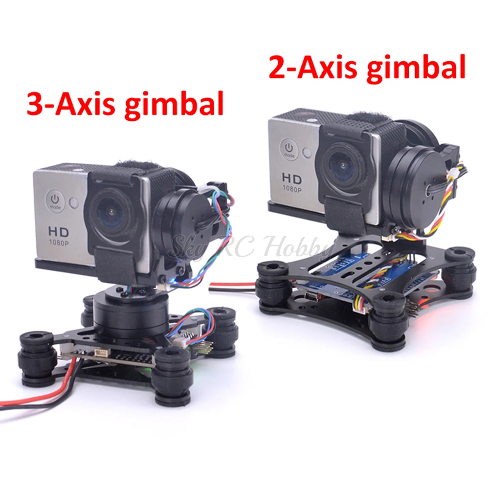 Drone Gimbal For Gopro - 2 Đầu Trục/3 Trục Không Chổi