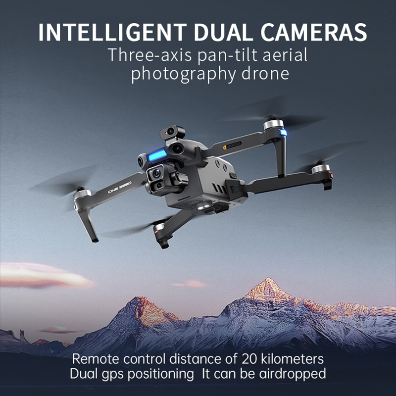 2026 New 8K Dual Camera Drone  - đánh giá và giá Drone Gimbal Mount