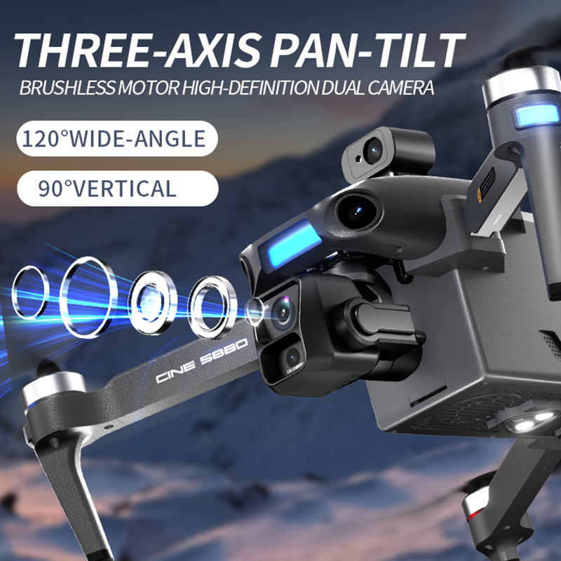 2026 New 8K Dual Camera Drone  - đánh giá và giá Drone Gimbal Mount