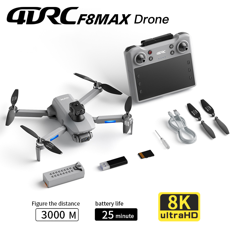 F8 MAX GPS Drone Professional  - đánh giá và giá Drone Gimbal Brushless