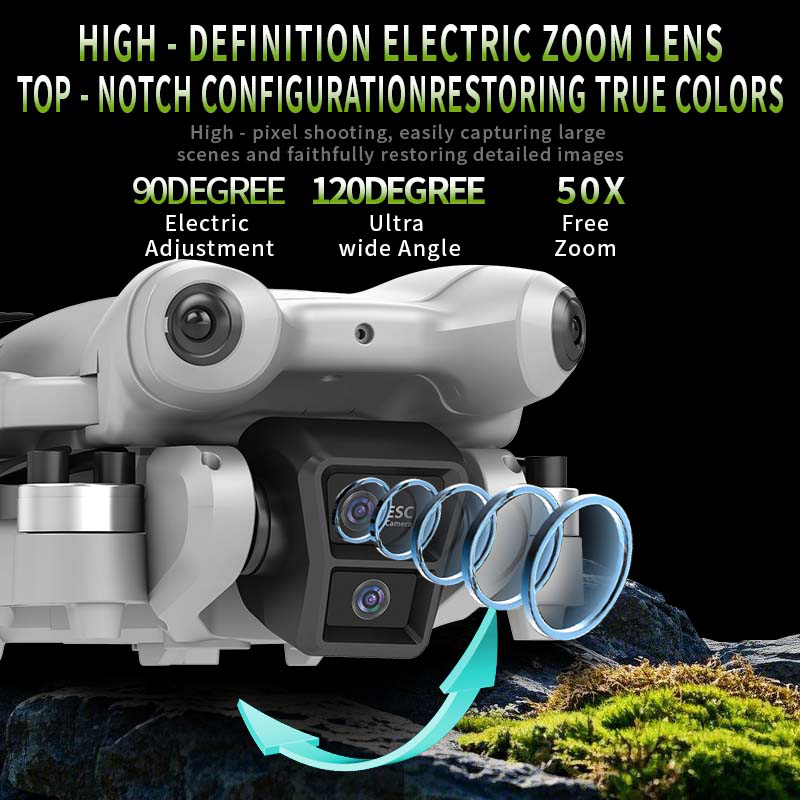 S101 Drone 8K HD Professinal D - đánh giá và giá Drone Gimbal Mount