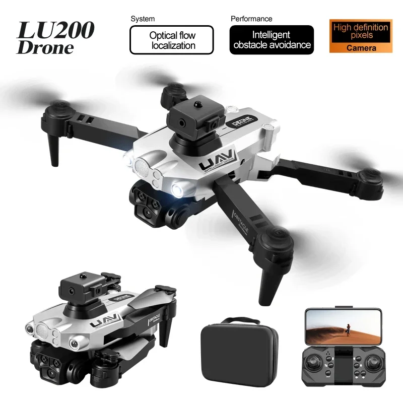 LU200 8K GPS Drone Triple Came - đánh giá và giá Drone Gimbal Mount