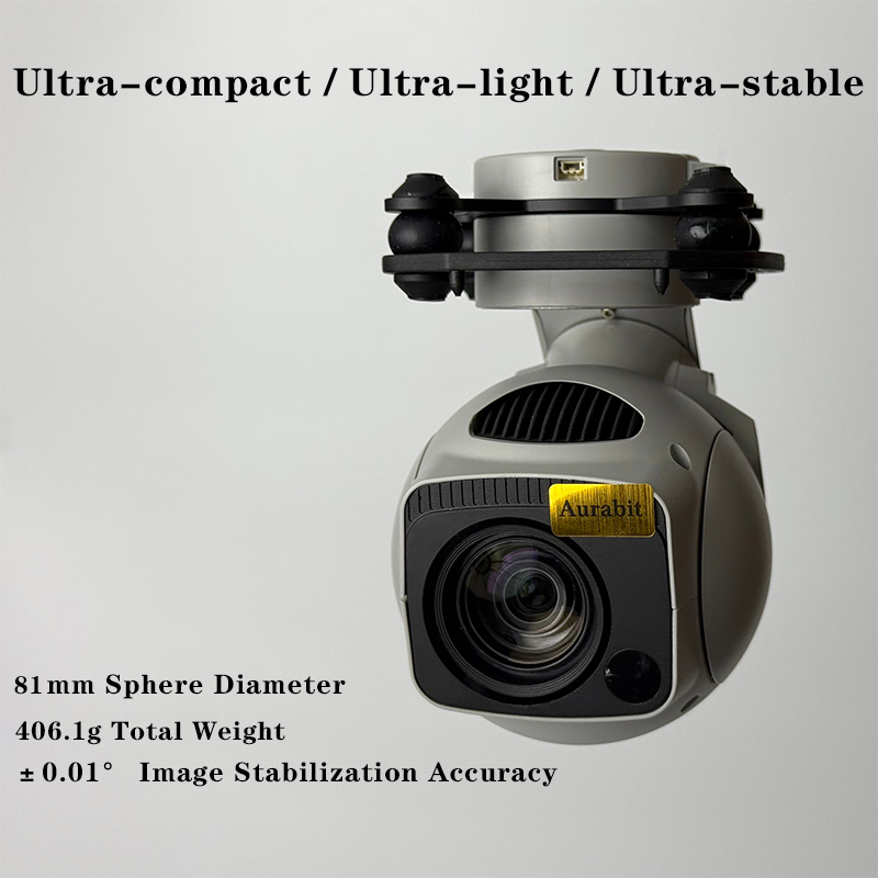 4K 40x Hybrid Zoom 8.3MP 3Axis - đánh giá và giá Drone Gimbal 3 Axis
