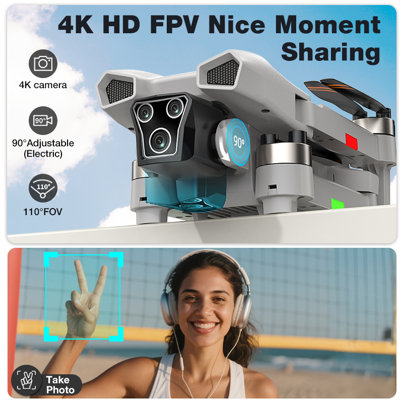 NEW Hot L017 Pro Drone Brushle - đánh giá và giá Drone Gimbal Case