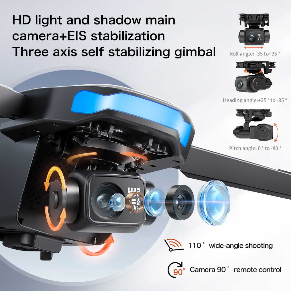 New S-X1 MAX Drone GPS 8K Prof - đánh giá và giá Drone Gimbal Mount