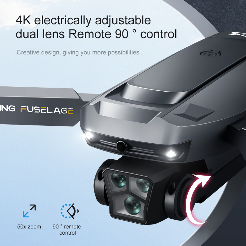 K811MAX Quadcopter Drone: Brus - đánh giá và giá Drone Gimbal Brushless