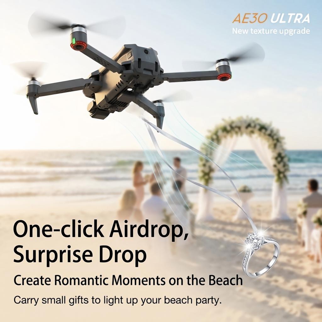 NEW AE30 Ultra GPS Drone 4K Pr - đánh giá và giá Drone Gimbal 3 Axis